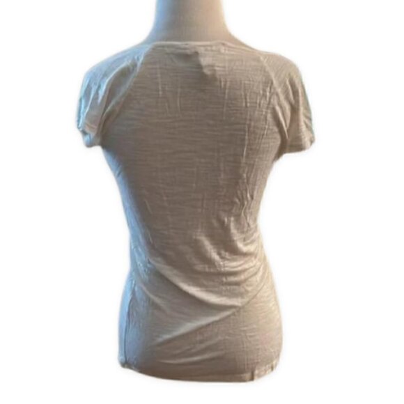 Kenar Blouse Viscose Gathered Front White Women's Small - Picture 5 of 6